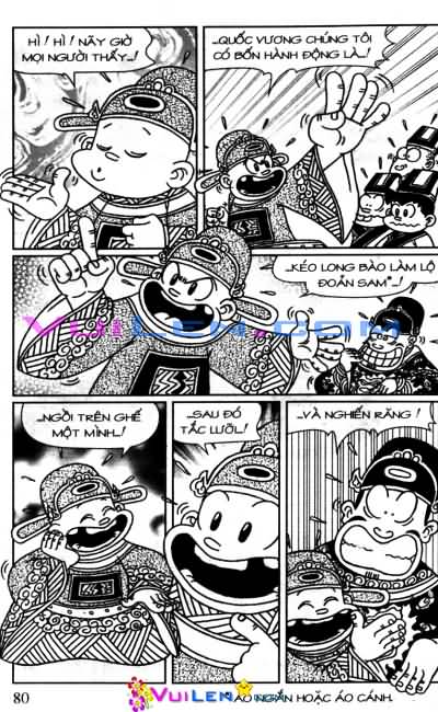 Đọc Truyện Thần Đồng Đất Việt Tập 103: Vua Giả Vua Thật