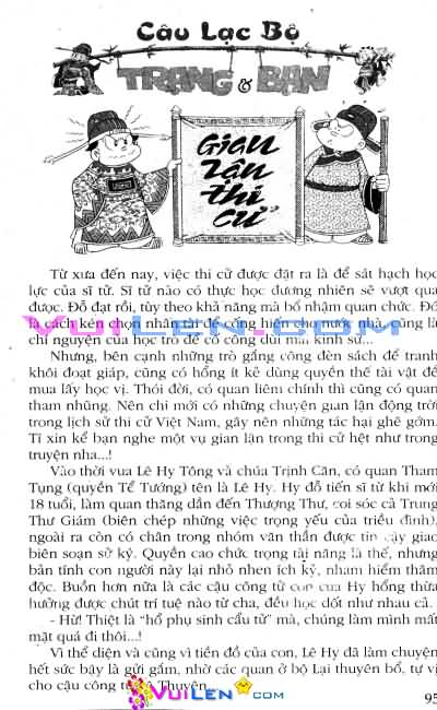 Đọc Truyện Thần Đồng Đất Việt Tập 106: Mánh Khóe Trường Thi