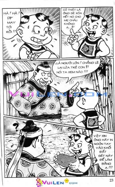 Đọc Truyện Thần Đồng Đất Việt Tập 5: Dấu Tay Xóa Nợ