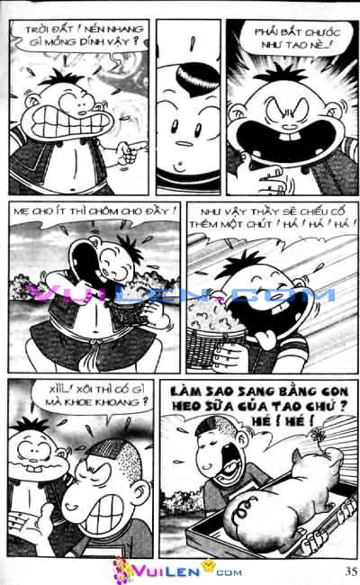 Đọc Truyện Thần Đồng Đất Việt Tập 86: Té Cây Giải Đố