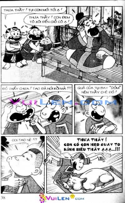 Đọc Truyện Thần Đồng Đất Việt Tập 86: Té Cây Giải Đố