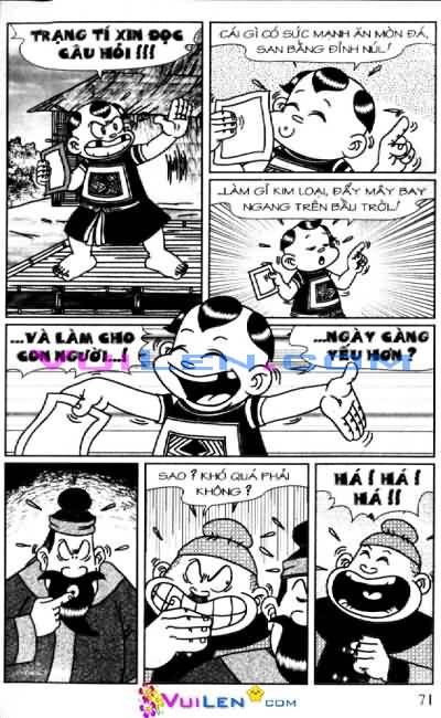 Đọc Truyện Thần Đồng Đất Việt Tập 86: Té Cây Giải Đố