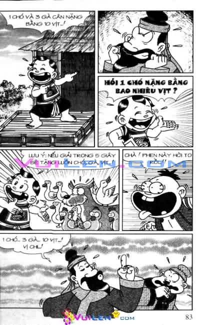 Đọc Truyện Thần Đồng Đất Việt Tập 86: Té Cây Giải Đố