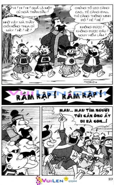 Đọc Truyện Thần Đồng Đất Việt Tập 86: Té Cây Giải Đố