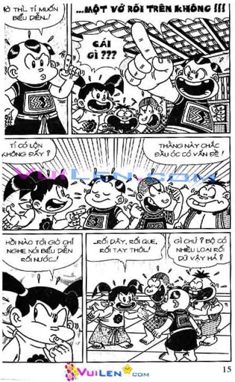 Đọc Truyện Thần Đồng Đất Việt Tập 121: Vở Rối Trên Không
