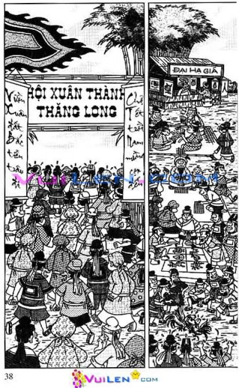 Đọc Truyện Thần Đồng Đất Việt Tập 121: Vở Rối Trên Không