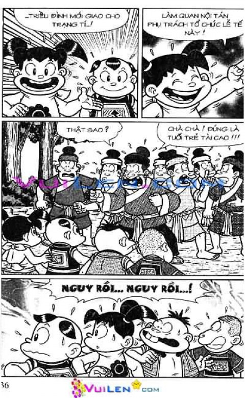 Đọc Truyện Thần Đồng Đất Việt Tập 126: Vở Rối Trên Không