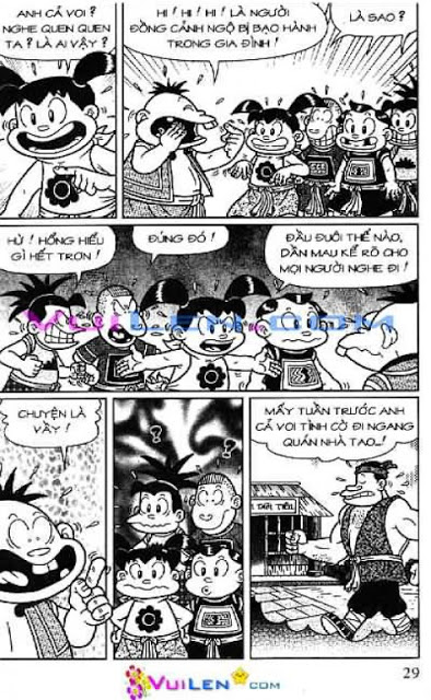 Đọc Truyện Thần Đồng Đất Việt Tập 128: Vở Rối Trên Không