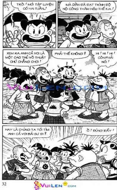 Đọc Truyện Thần Đồng Đất Việt Tập 128: Vở Rối Trên Không