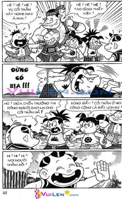 Đọc Truyện Thần Đồng Đất Việt Tập 128: Vở Rối Trên Không