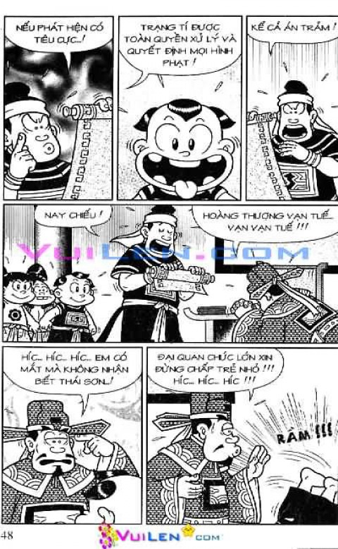 Đọc Truyện Thần Đồng Đất Việt Tập 129: Vở Rối Trên Không