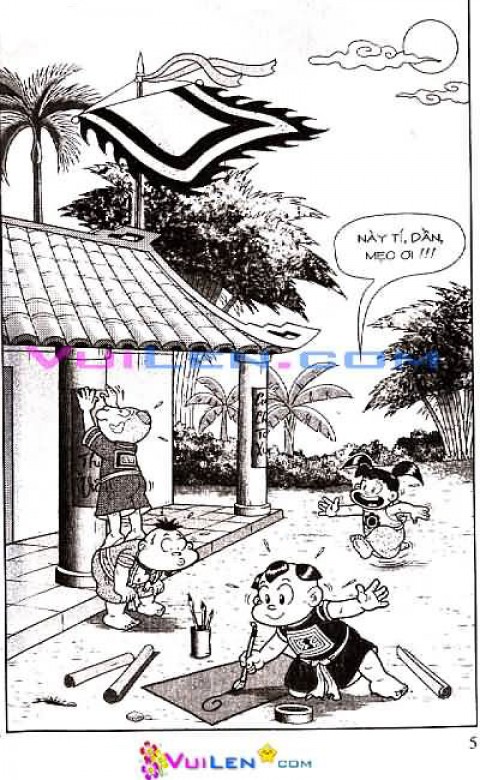 Đọc Truyện Thần Đồng Đất Việt Tập 130: Vở Rối Trên Không