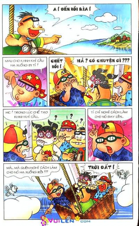 Đọc Truyện Thần Đồng Đất Việt Tập 142: Vở Rối Trên Không