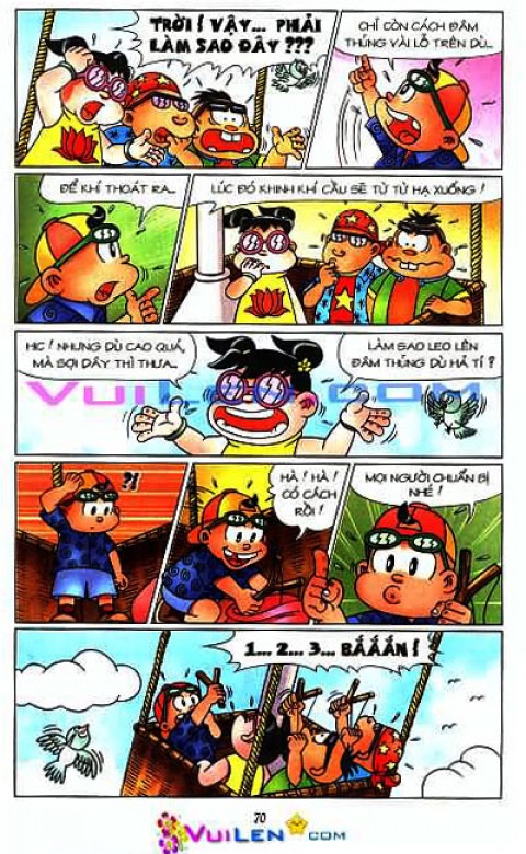 Đọc Truyện Thần Đồng Đất Việt Tập 142: Vở Rối Trên Không