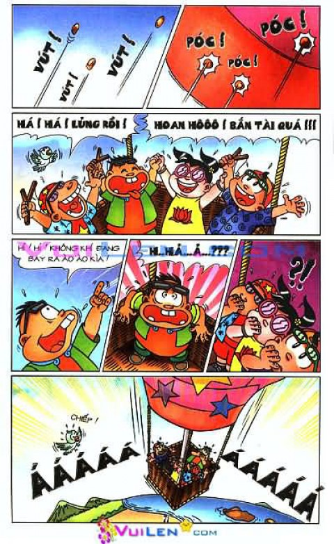 Đọc Truyện Thần Đồng Đất Việt Tập 142: Vở Rối Trên Không