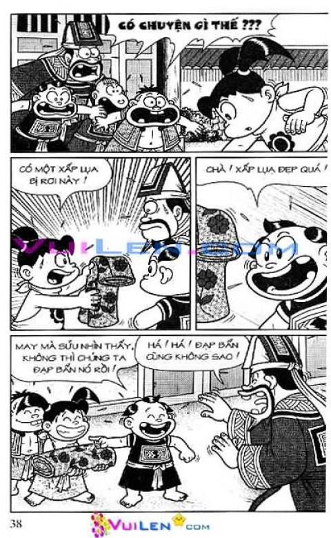 Đọc Truyện Thần Đồng Đất Việt Tập 143: Vở Rối Trên Không