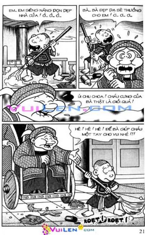 Đọc Truyện Thần Đồng Đất Việt Tập 158: Vở Rối Trên Không