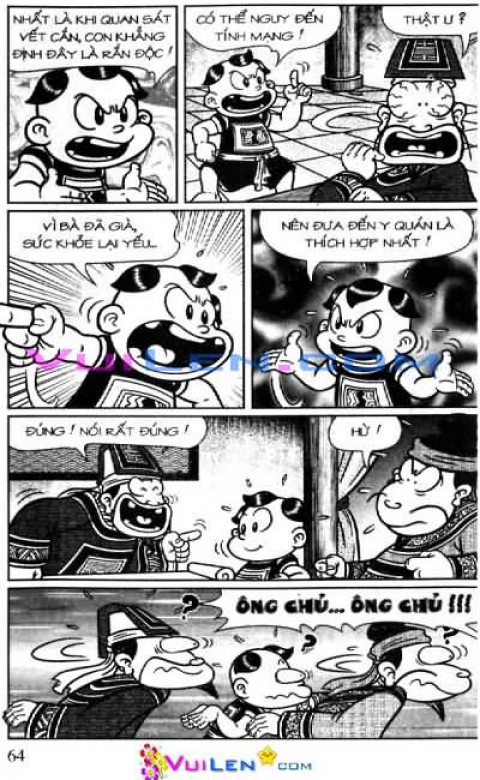 Đọc Truyện Thần Đồng Đất Việt Tập 158: Vở Rối Trên Không