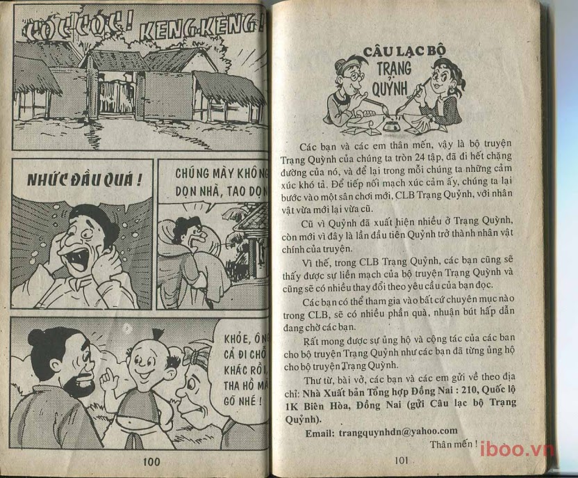 Truyện Trạng Quỷnh tập 1: Sao Sáng Xứ Thanh